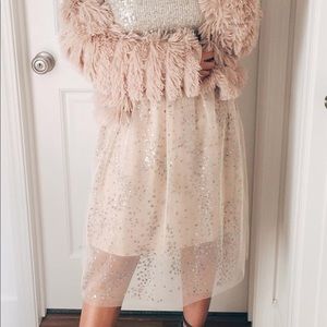 Midi Sparkle Tulle Skirt